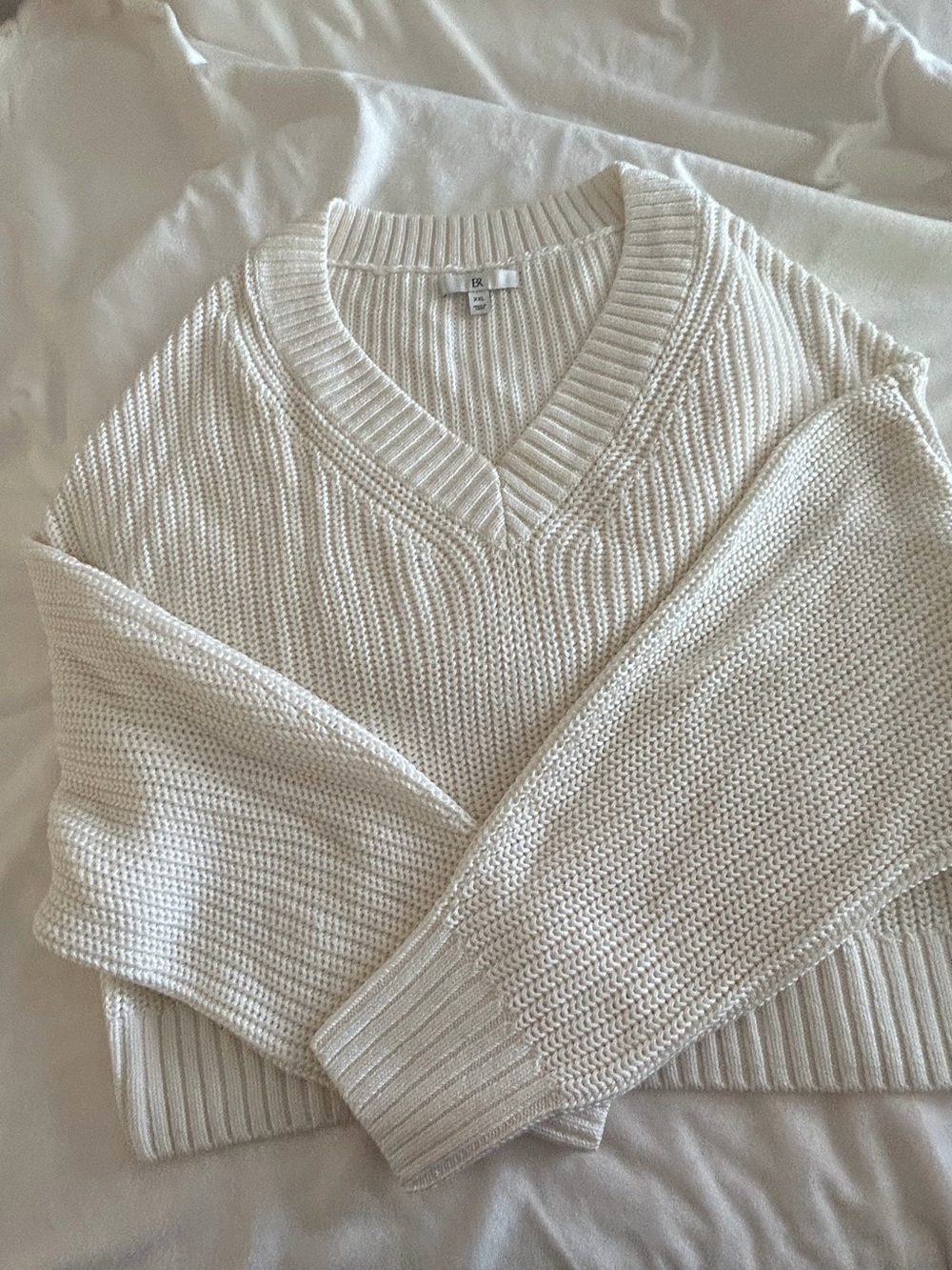 Banana Republic Chunky crochet knit crop sweater